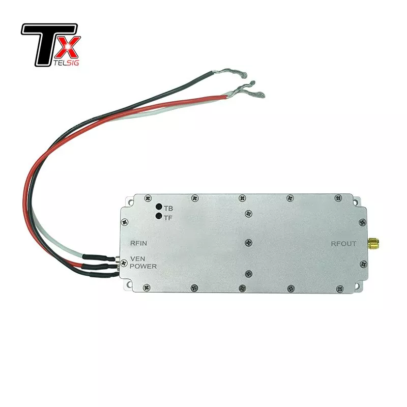 Módulo amplificador de 50W para jammer UAV 5000-6300MHz com circulador